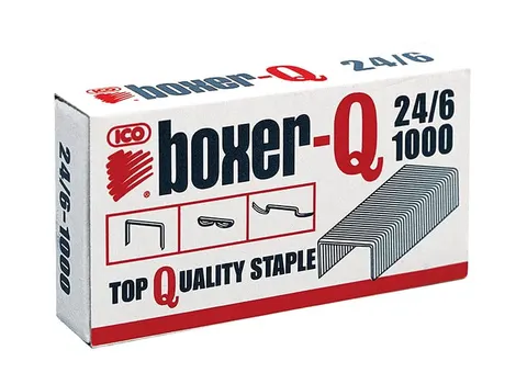 Zszywki biurowe Boxer 24/6 1000 x 10 OPAKOWAŃ