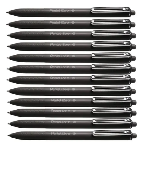 Długopis Automatyczny Pentel iZee BX467 Czarny 12 sztuk