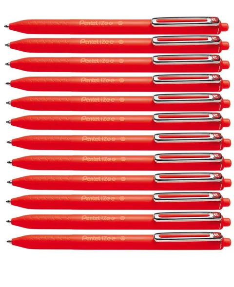 Długopis Automatyczny Pentel iZee BX467 Czerwony 12 sztuk