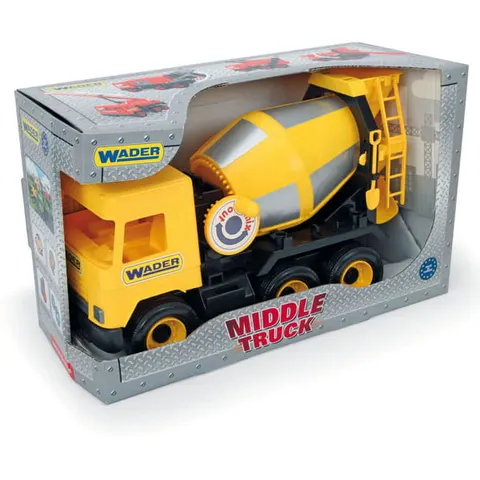 Middle Truck betoniarka żółta w kartonie