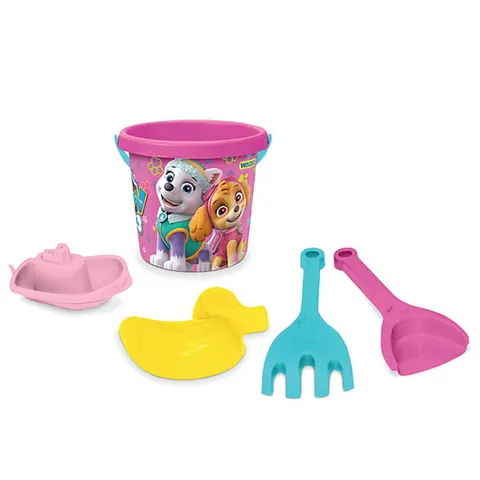 Paw Patrol komplet do piasku 5 el. różowy mały