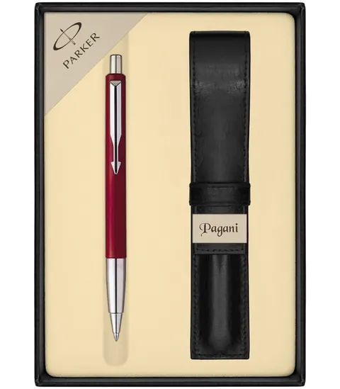 Długopis Parker VECTOR Standard Czerwony CT S0275160 + Etui Pagani