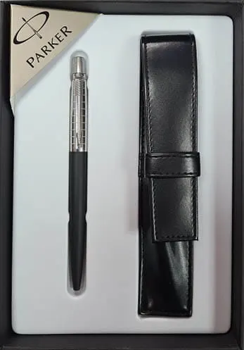 Długopis Parker Jotter Premium Black Mat CT S0908860 + Etui Pagani