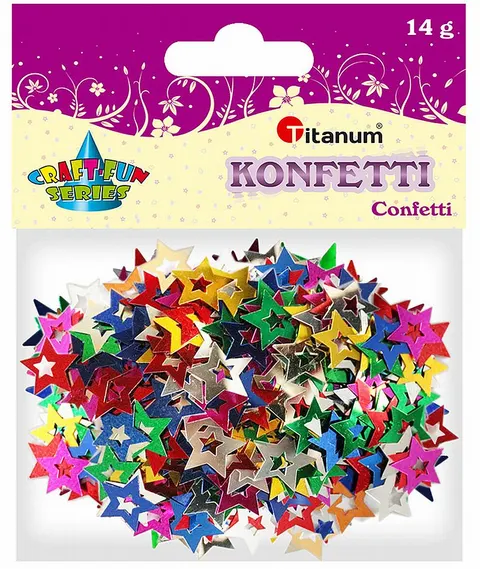 Konfetti Titanum gwiazdki mix 14g EVD144