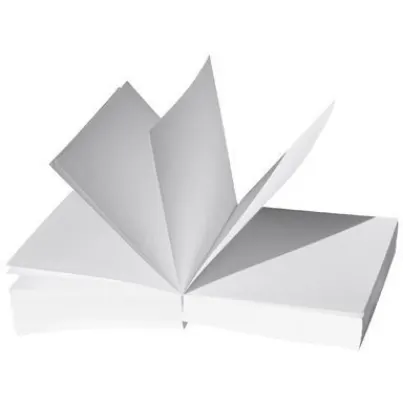 Kostka papierowa klejona Datura biała 85x85x35 BLK007