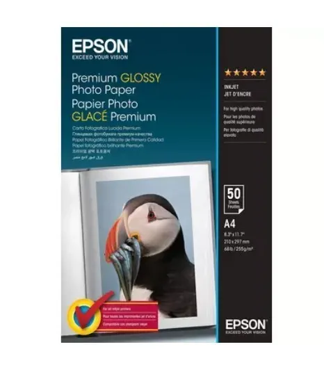 Epson Papier Premium Glossy Photo A4 50 arkuszy 255g/m2