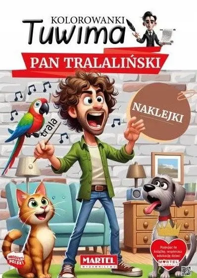Kolorowanki Tuwima z naklejkami PAN TRALALIŃSKI