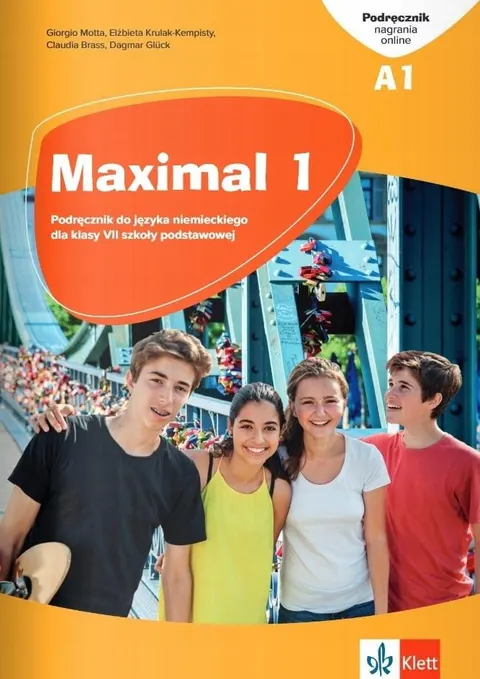 MAXIMAL 1 A1 Język niemiecki Podręcznik + nagrania online Klasa 7