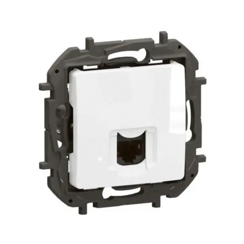NOWE NILOE Gniazdo komputerowe pojedyncze RJ45 kat. 6A UTP moduł, białe; NP4331WH LEGRAND