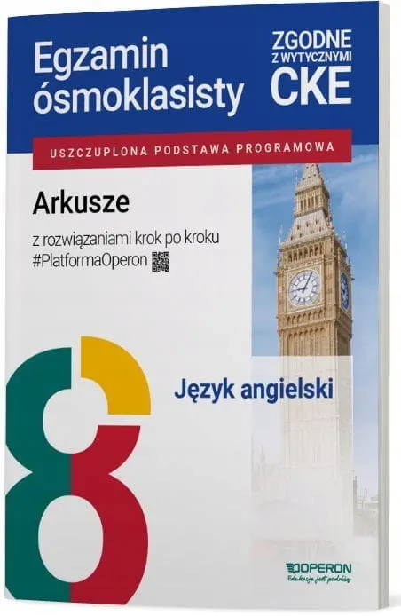 EGZAMIN ÓSMOKLASISTY Arkusze Język angielski 2026 Operon