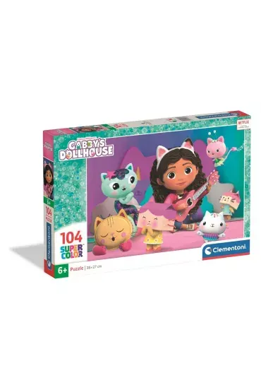 Puzzle 104 el. Koci Domek Gabi - Clementoni