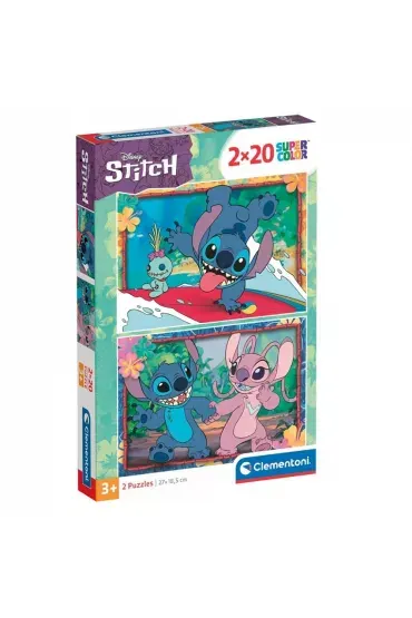 Puzzle 2x20 el. Stitch - Clementoni