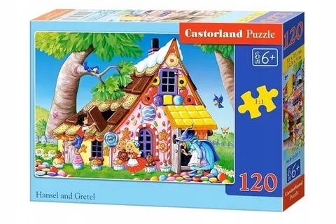 Puzzle dla dzieci Castorland 120 elementów Jaś i Małgosia