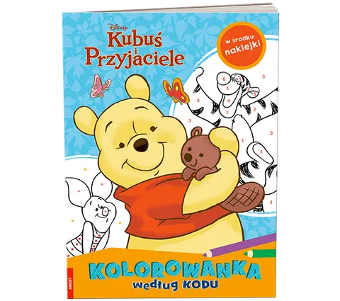 Kubuś i Przyjaciele. Kolorowanka według kodu