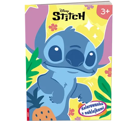 Stitch. Kolorowanka z naklejkami – książka dla dzieci 3+