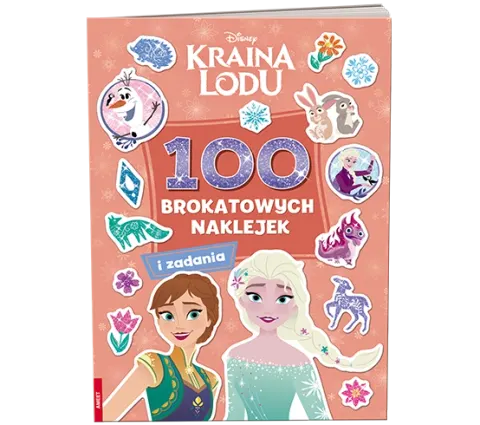 Kraina Lodu – 100 brokatowych naklejek z zadaniami