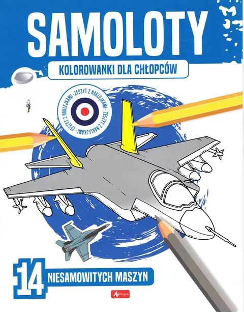 Kolorowanki dla chłopców SAMOLOTY