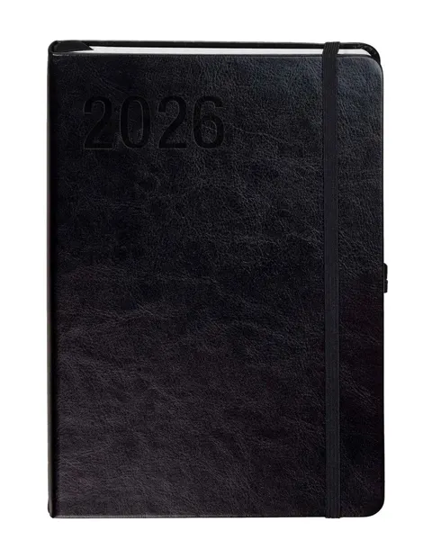 KALENDARZ 2026 A5 Tygodniowy Formalizm Czarny ANTRA