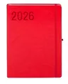 KALENDARZ 2026 A4 Tygodniowy Formalizm Czerwony ANTRA