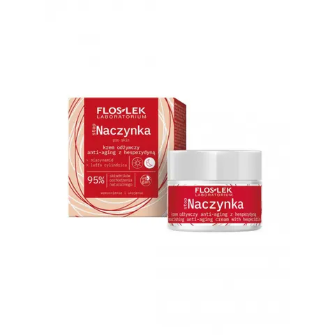 FLOSLEK Stop Naczynka Krem odżywczy anti-aging z hesperydyną na dzień i noc 50ml
