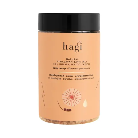 Sól do kąpieli – Korzenna Pomarańcza, 480g / Hagi Cosmetics
