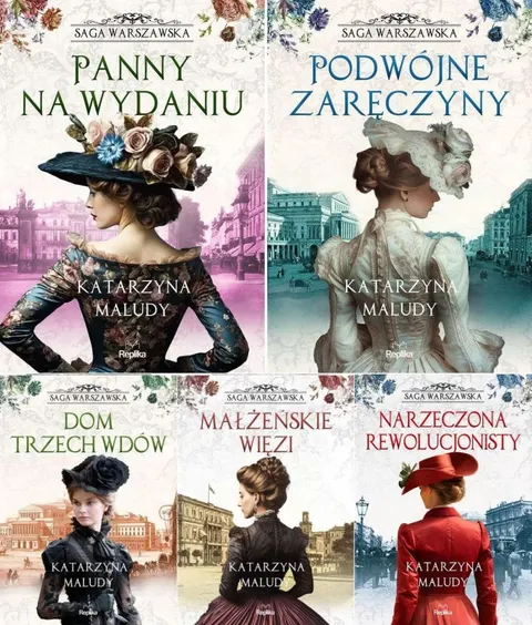 SAGA WARSZAWSKA Tomy 1-5 Katarzyna Maludy