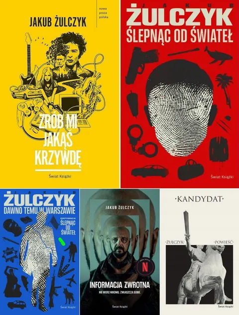 JAKUB ŻULCZYK Zestaw 5 powieści