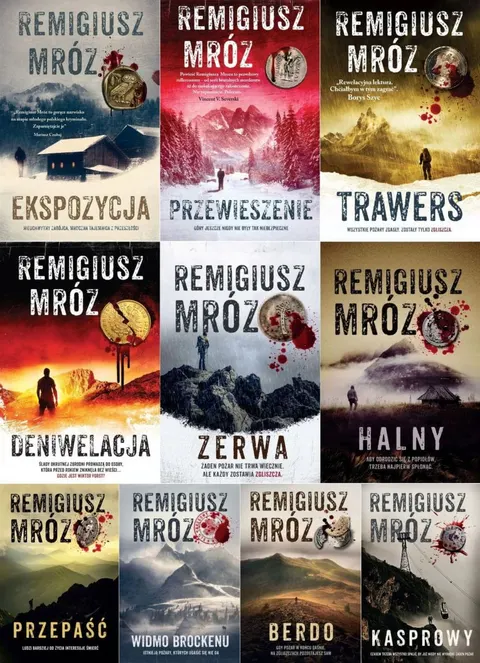 KOMISARZ FORST Tomy 1-10 Remigiusz Mróz Zestaw
