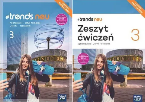#TRENDS NEU 3 LO Język niemiecki Podręcznik + Ćwiczenia N. Era Ed. 2024
