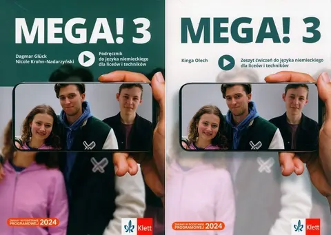 MEGA! 3 LO Język niemiecki Podręcznik + Zeszyt ćwiczeń