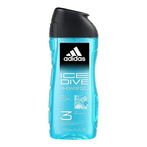 Adidas Ice Dive - Żel pod prysznic - 250 ml