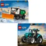 LEGO City 60498+60490 Traktor ciągnik rolniczy Pług śnieżny
