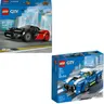 LEGO City 60486+60312 Supersamochód elektryczny Radiowóz policyjny