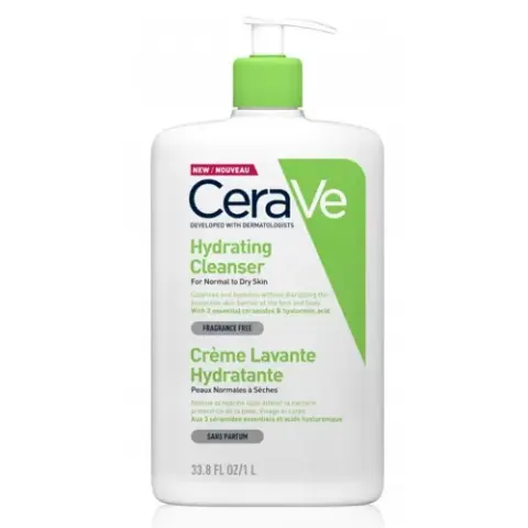 CERAVE Nawilżająca Emulsja Do Mycia Dla Skóry Normalnej i Suchej - 1000ml