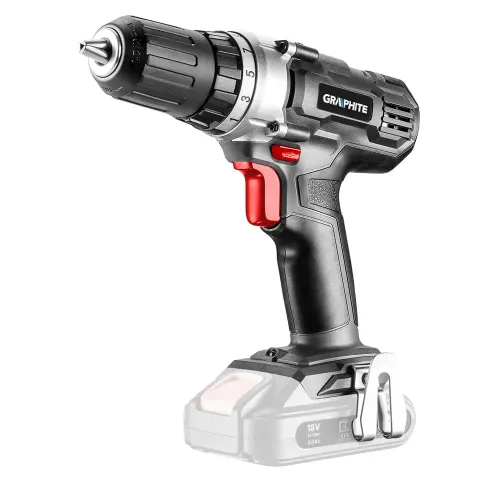 Wiertarko wkrętarka GRAPHITE akumulatorowa Energy 18 V Li-Ion uchwyt samozaciskowy 13 mm bez akumulatora 58G006