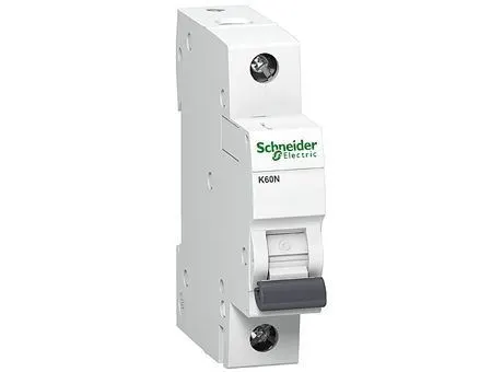 Wylącznik nadprądowy K60 K60N-B6-1 B 6A 1-biegunowy, A9K01106 Schneider