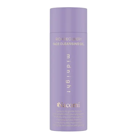Nacomi Rich Recovery żel do mycia twarzy Midnight 140ml