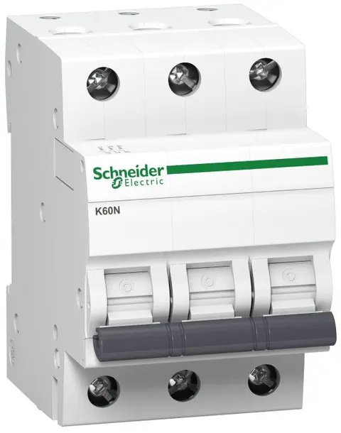 Wyłącznik nadprądowy 3P C 20A 6kA AC, K60N-C20-3; A9K02320, SCHNEIDER ELECTRIC