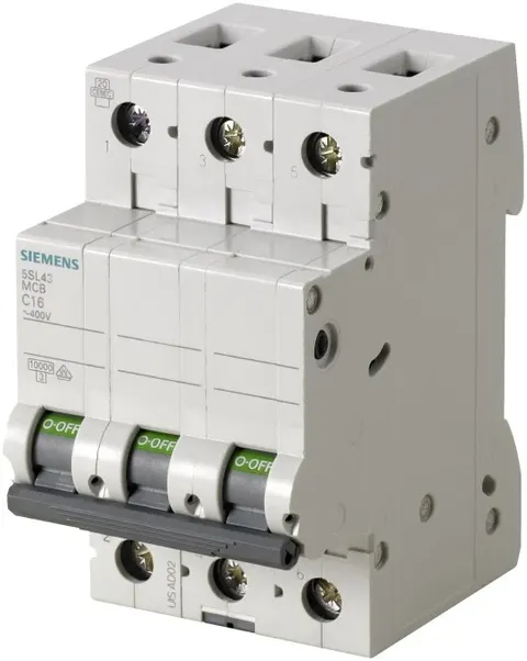 SIEMENS ; 5SL4325-6 Wyłącznik nadmiarowy B 25A 3P 10kA