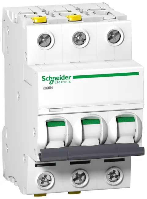 Wyłącznik nadprądowy 3P C 20A 6kA 400VAC, Acti9 iC60N-C20-3; A9F04320 SCHNEIDER ELECTRIC