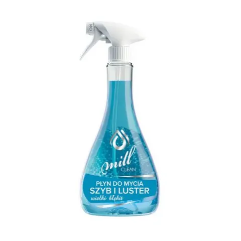 MILL CLEAN Płyn do mycia szyb i luster WIELKI BŁĘKIT, 555 ml