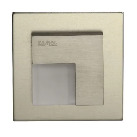 Oprawa LED TICO z ramką NT 14VDC 0,28W 10lm IP44, barwa światła chłodna biel, kolor oprawy stal; LED10511121 ZAMEL