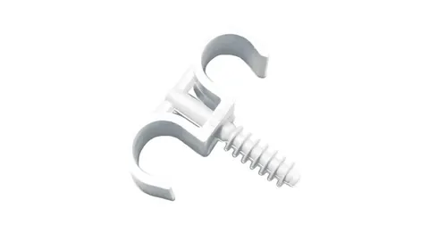 Uchwyt montażowy RING BIS 22/2, biały, 100szt. / H.7325