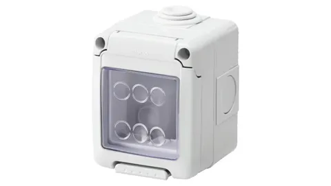 Obudowa do gniazd COMBI IP55 szara 7035 GW27042