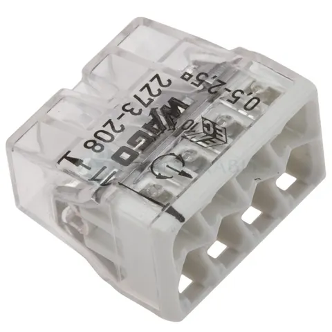 Szybkozłączki WAGO 2273-208 (na drut) 8-polowe 0,5-2,5mm2 COMPACT – Złączki instalacyjne [50 szt.]