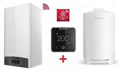 Ariston ONE MED 24 NET - Kocioł gazowy + zasobnik + regulator (PAKIET) ZNONEMED_NET
