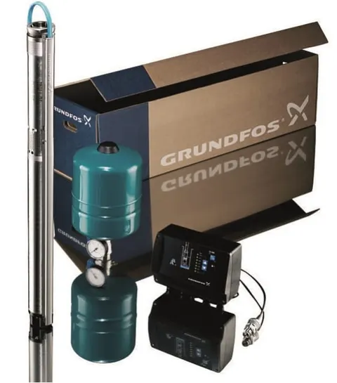 Grundfos SQE 3-105 - Pakiet hydroforowy z pompą głębinową 96524508