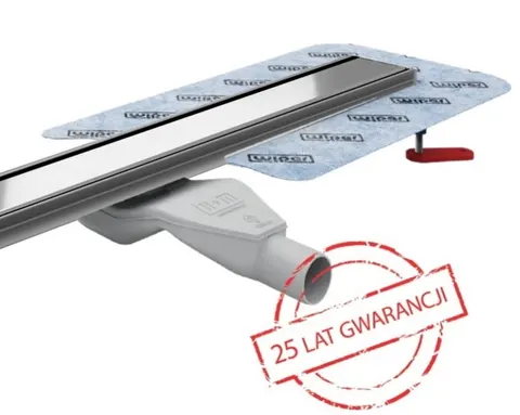 Wiper NEW Premium PONENTE 110 cm - Odpływ liniowy z kołnierzem