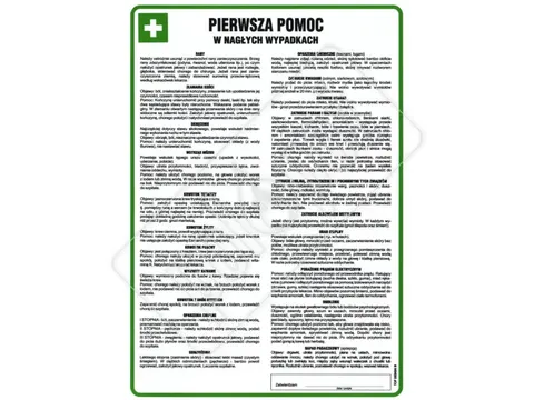 Pierwsza pomoc w nagłych wypadkach
