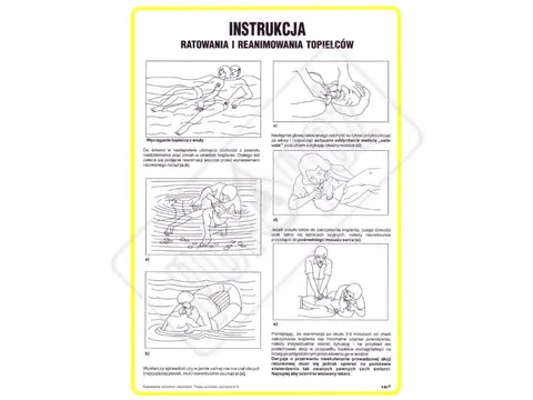 Instrukcja ratowania i reanimowania topielców